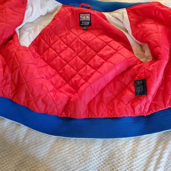 Vintage Authentic NBA Hardwood Classics Girl's 76 ers jacket Size XL - Picture 7 of 7